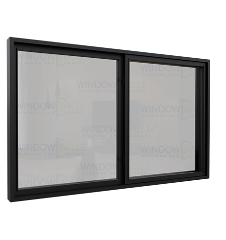 Double Slider Window Closed Position