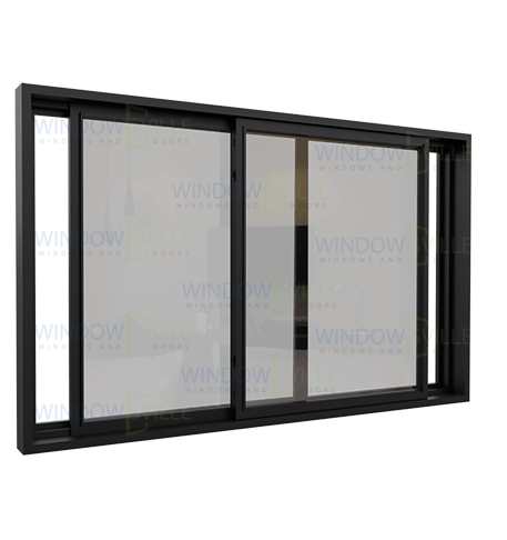Double Slider Window Open Position