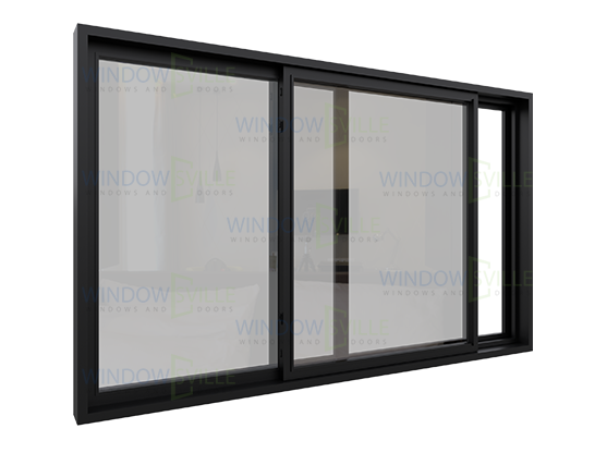 Single Slider Window Open Position