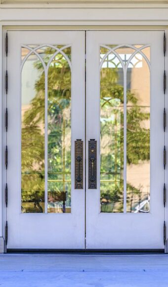 Beautiful white french door