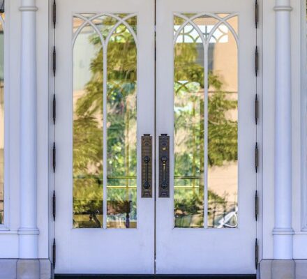 Beautiful white french door