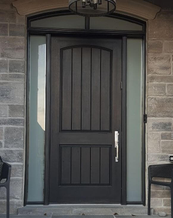 Brampton fiberglass entry door installation