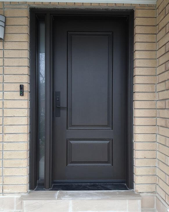 Hamilton fiberglass entry door installation