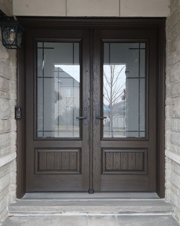 North York fiberglass entry door installation