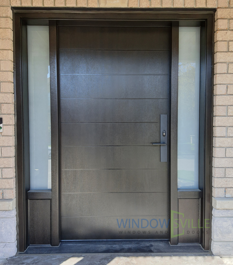 Fiberglass Door with Sidelites in Toronto Fiberglass Door with Sidelites in Toronto