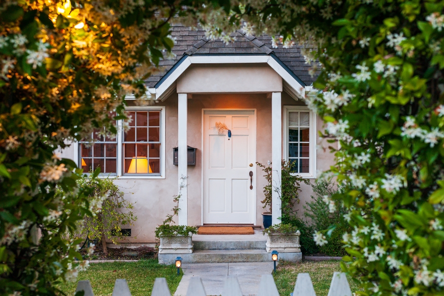 rustic entry doors cottages