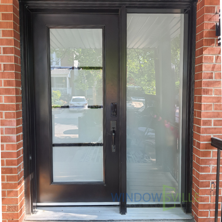 Steel Door With Sidelite in Markham Steel Door With Sidelite in Markham